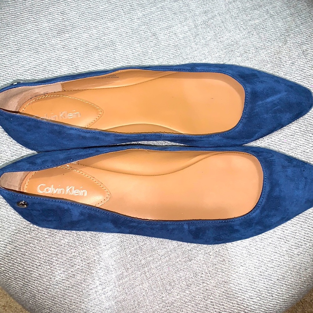 Blue flats